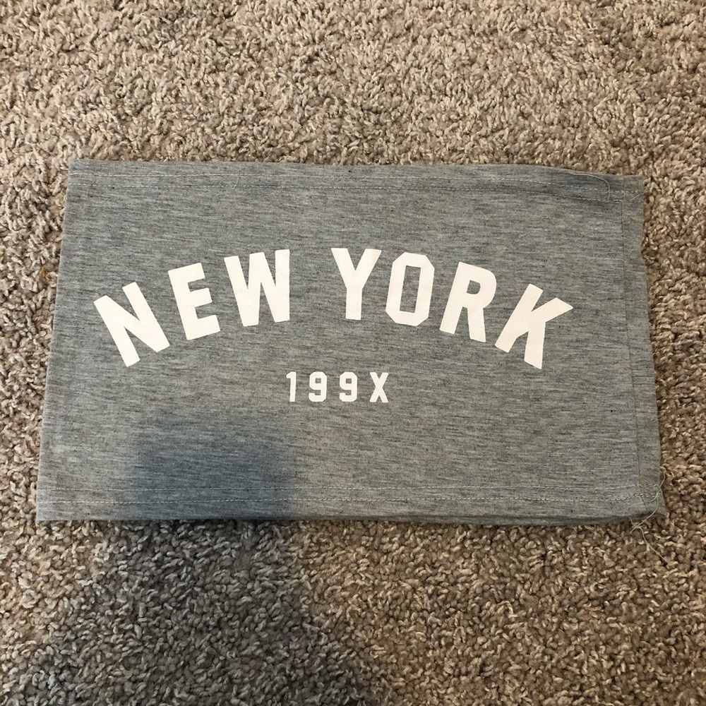 “New York” Grey Bandeau top